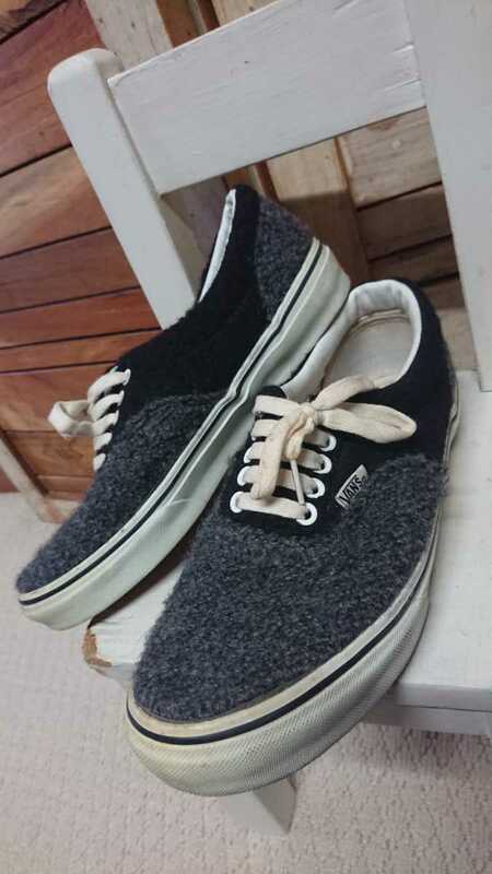 VANS ヴァンズ ERA エラ★希少 ウールV95CL スニーカー 27.5 WOOL モコモコ ボア