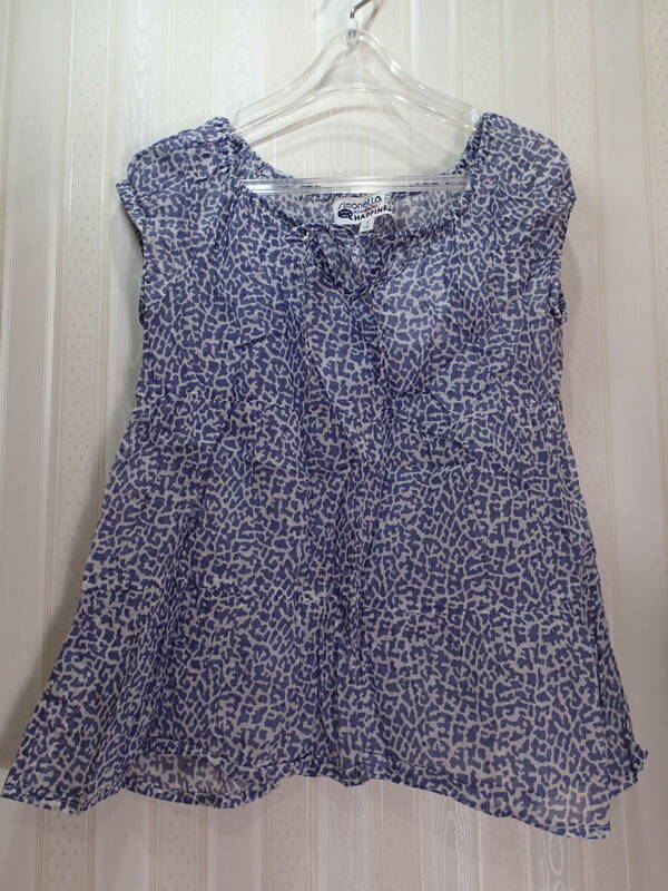 ★シモネッタ/Simonetta 138cm★シースルーシャツ/ノースリーブチュニックt1344