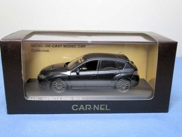 ★☆【CARNEL】1/43 スバル インプレッサ R205 2010 ダークグレー☆★