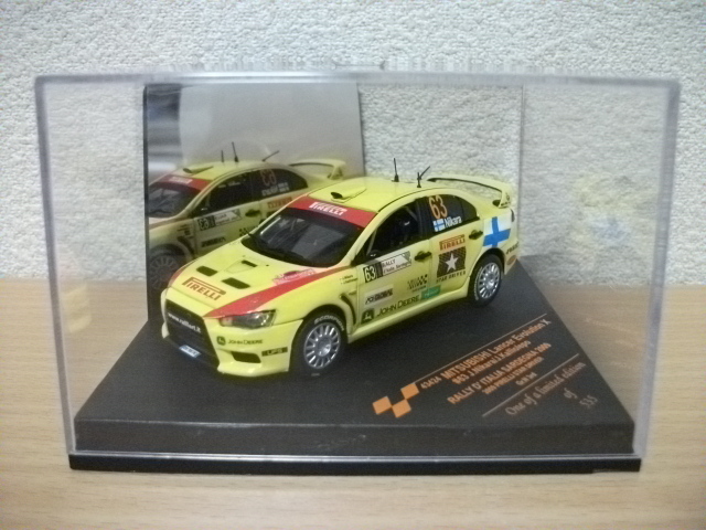 ◇VITESSE　1/43　ランサーエボリューションⅩ　#63 J.Nikara/J.kalliolepo 2009◇