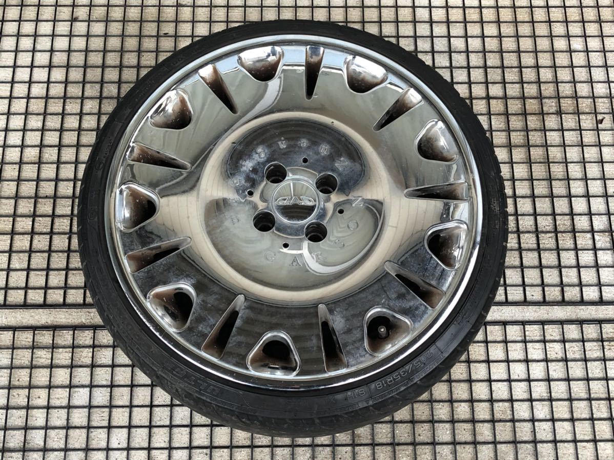ギャルソン DAD Zuenglein Dolci 205/35R18 7.5J+35 4穴 PCD100 18インチ タイヤホイール 1本 174拍卖