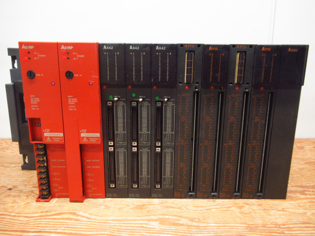 MITSUBISHI 三菱電機 A61RP AX42 AY13 AG60 シーケンサ 電源ユニット 入力ユニット 出力ユニット 現状品 管理7Y0327A-D01