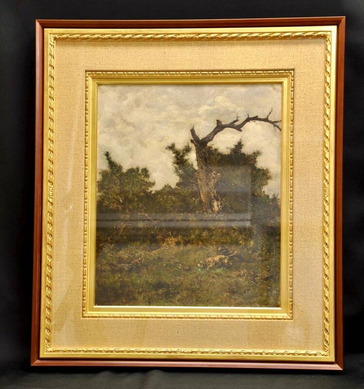 作者不詳 パルビゾン派 風景画 (1830~1870年フランスパルビゾン村) 1857年ミレーの落穂拾い(オルセー美術館)代表作　MMC
