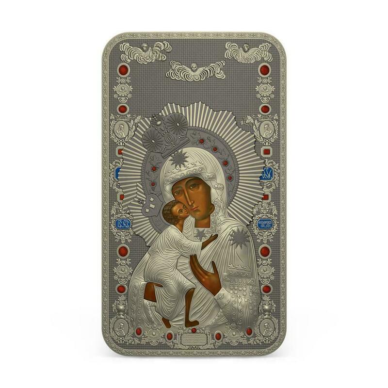 ニウエ　2013年　$2　Orthodox Shrines Feodorovskaya Mother of God　@5-1