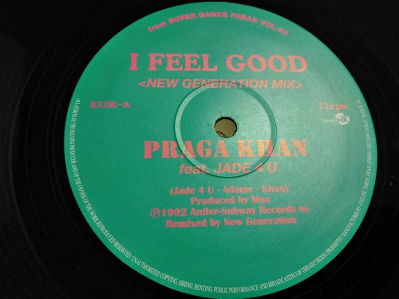◇Back To The DISCO ～私もDISCOへ連れていって～ 10 - PRAGA KHAN / I FEEL GOOD . CHANNEL X / TAKE IT TO THE TOP . 他 アナログ
