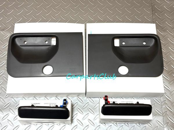 スバル 純正品 サンバー KV/KS/TV1/TV2/TT1/TT2/TW1/TW2 フロントドア アウター ドアハンドル 左右 4点セット