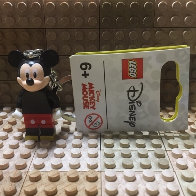 凸凸凸 レゴ LEGO ☆ ディズニー ミニフィグ キーホルダー ☆ ミッキーマウス Mickey Mouse Key Chain ☆ 新品 凸凸凸