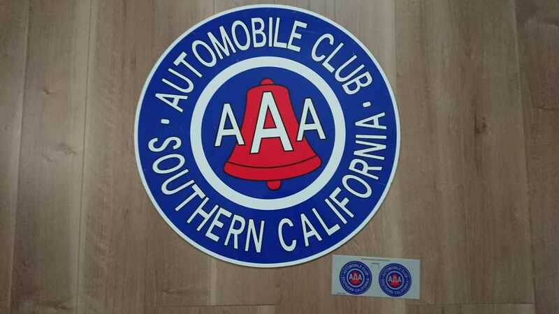 AAA サインボード 看板 ステッカー カリフォルニア USA