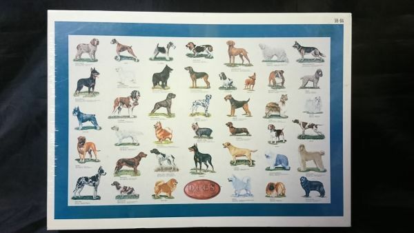【未開封品 ジグソーパズル】『ドッグス オブ ザ ワールド(DOGS OF THE WORLD)1500ピース』41種類の犬のジグソーパズル