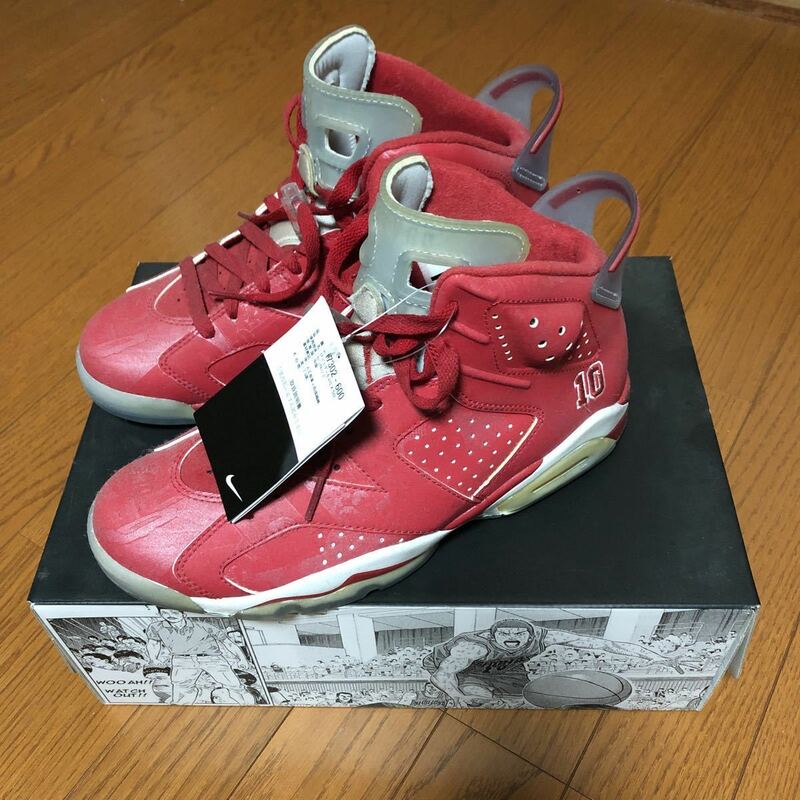 the first slam dunk NIKE JORDAN 6 slam dunk 25.5 スラムダンク 桜木 映画