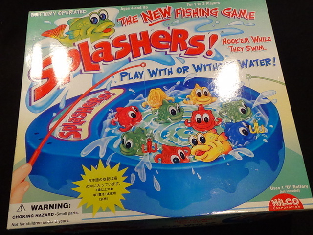 再値下 珍しい釣りゲーム ＳＰＬＡＳＨＥＲＳ THE NEW FISING GAME ウォーターゲーム おもちゃ リアル 電動 魚 外国