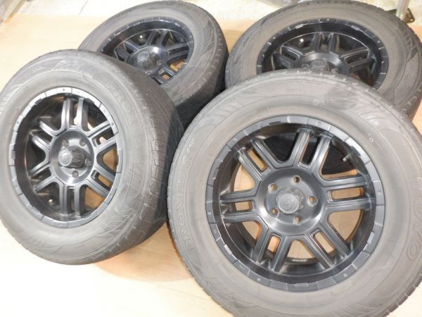 KTC53g02★4本セット★ION ALLOY★★179★★9J-18インチ★PCD127★マットブラック★285/60R18★グランドチェロキー★ラングラー★ジープ★
