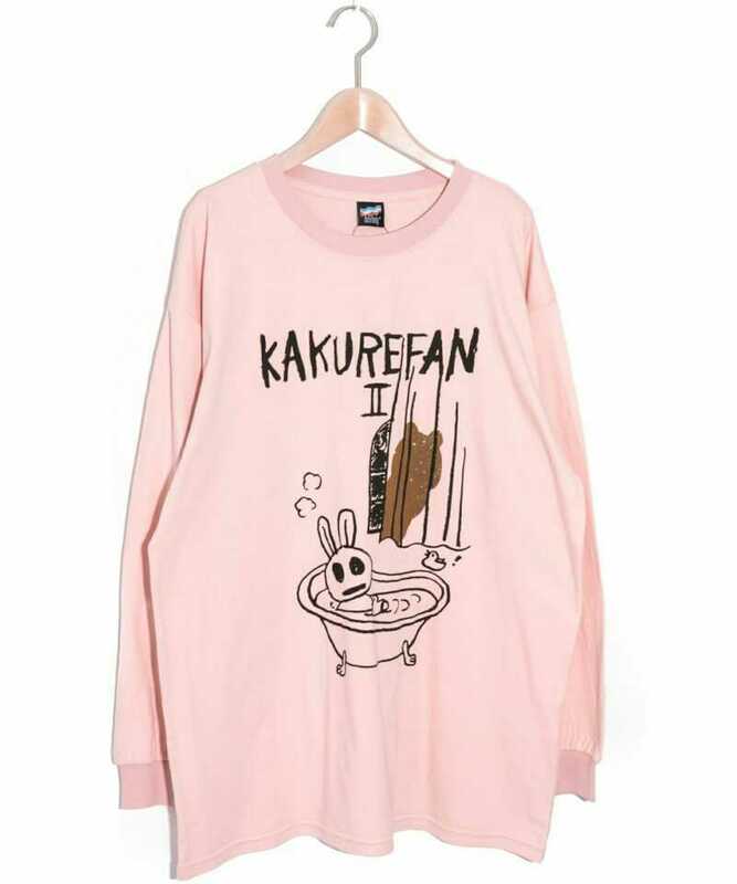 スカラー パリティ ScoLar KAKUREFAN2 BIG ロングスリーブTシャツ 長袖Tシャツ ロンT 新品 未使用 ユニセックス 男女兼用 ピンク