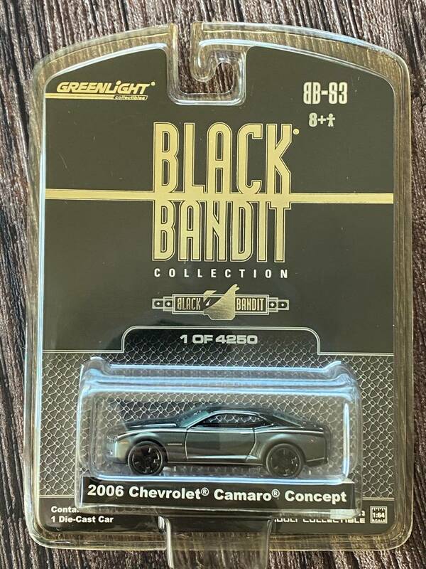 GREENLIGHT BLACK BANDIT 2006 Chevrolet Camaro Concept グリーンライト シボレー カマロ 1/64 ブラックバンデッド