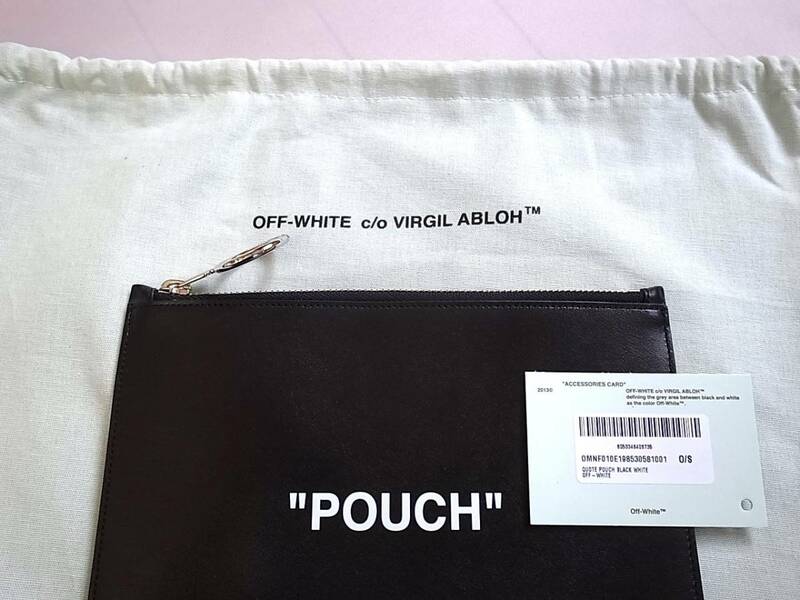 OFF-WHITEオフホワイト QUOTE POUCH