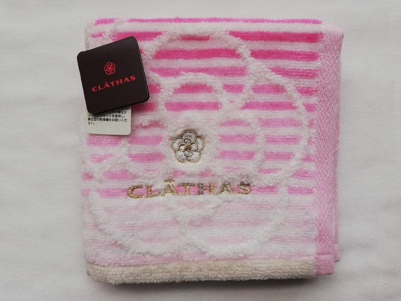 【新品】CLATHAS / クレイサス タオルハンカチ ピンク #yh-570