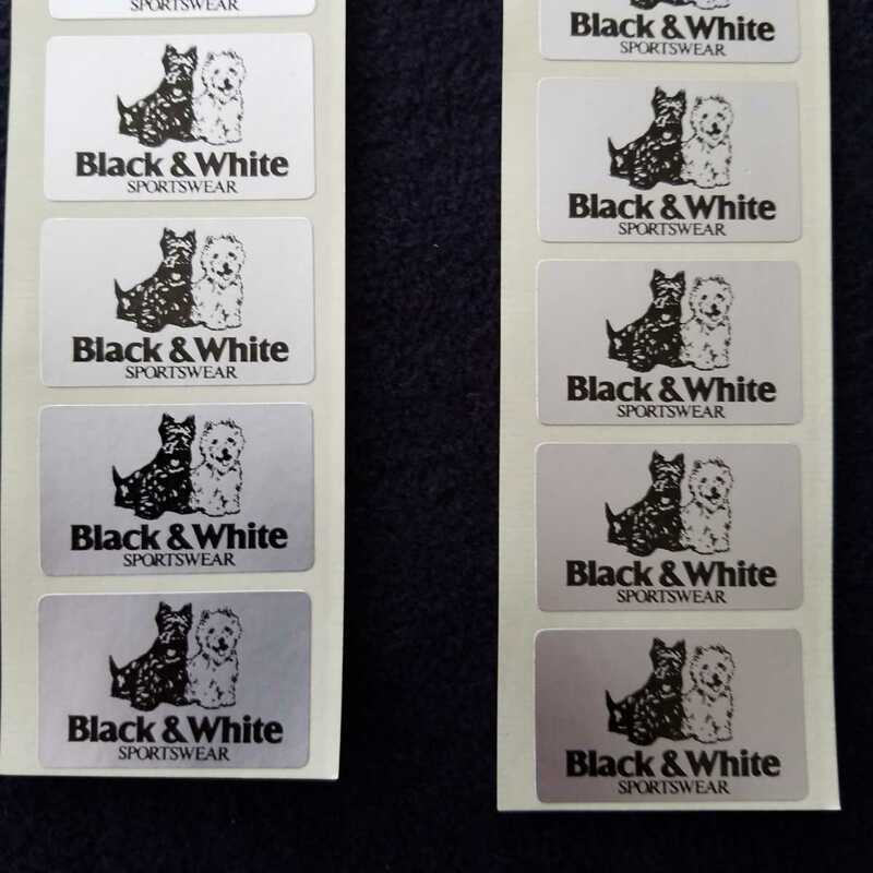 Black&Whiteブラック&ホワイト/オリジナルシールセット/テリア20枚