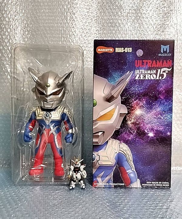 24cm 新品 ウルトラマン ZERO ゼロ 15th ソフビ　ポピー　MASCOTTE ULTRAMANULTRAMAN