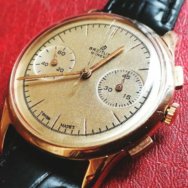 ★BREITLING★ ブライトリング クロノグラフ メンズ 1950's腕時計 ヴィンテージ アンティーク 高級ブランド 送料無料
