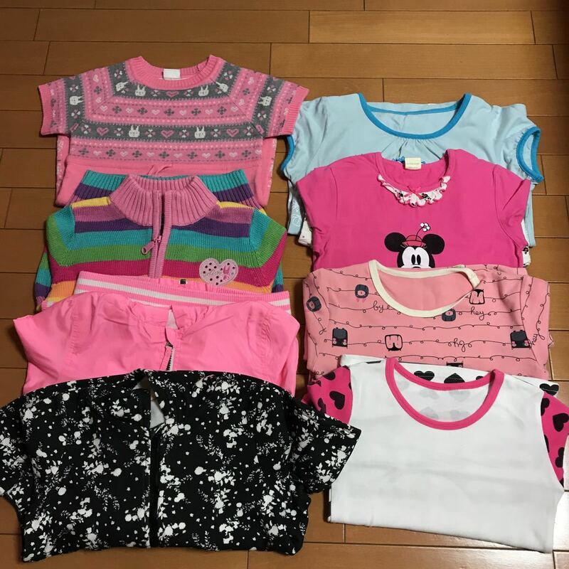 ★子供　服　★まとめて売り★中古★女の子 キッズ★サイズ120cm、130cm、140cm、セット12点