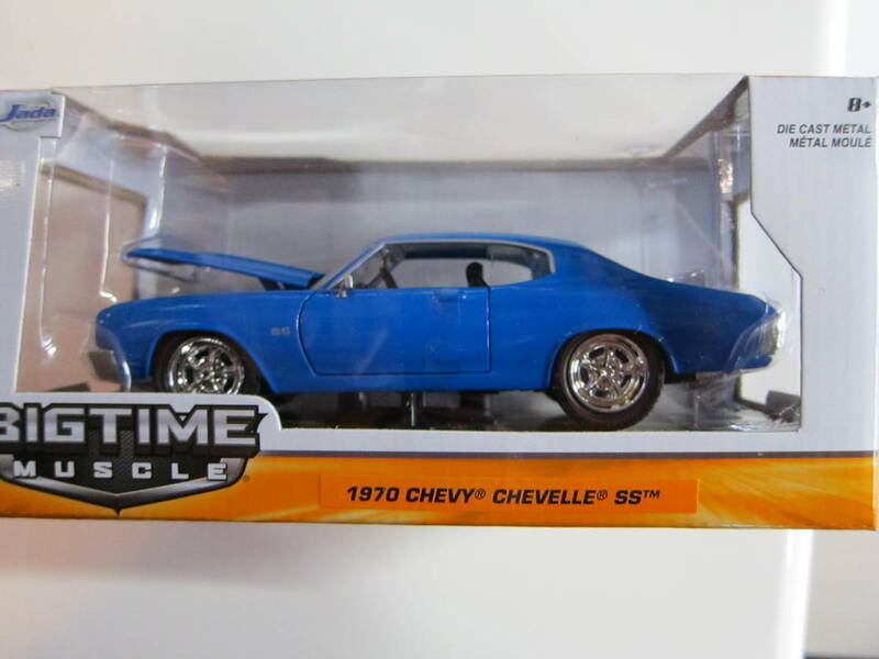 JADATOYS 1/24 1970 CHEVY CHEVELLE SS BL　ミニカー　ダイキャストカー