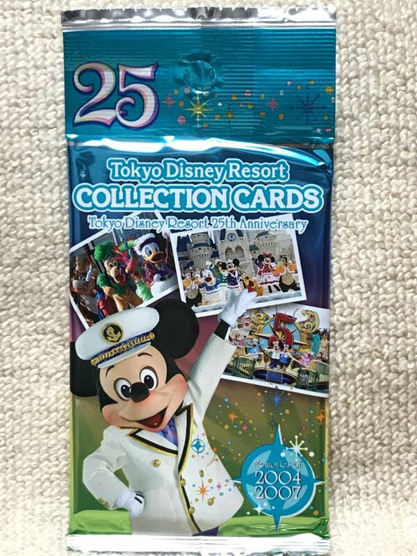 【送料無料】 TDR 25周年 2004 ～ 2007 コレクションカード コレカ TDL ディズニーランド シー 5周年 5th ディズニーリゾート 25th 新品