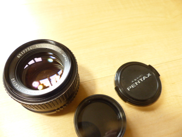 M42 SMC タクマ 50㎜F1.4 変色あり