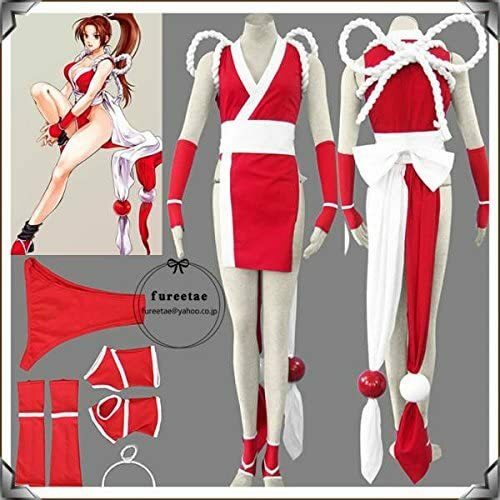 【即納】コスプレ衣装 KOF97 不知火舞忍者制服 風 風(ウィッグ 靴別売り)