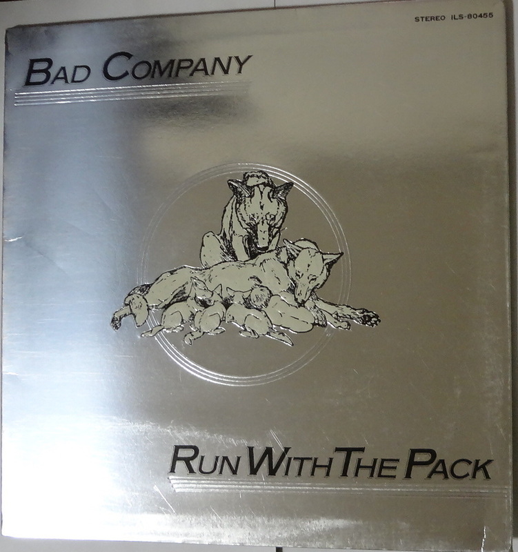 Bad Company Run With The Pack LP レコード (1976) Gatefold 日本盤 国内 Island Records ILS-80455 東芝EMI Hard Rock