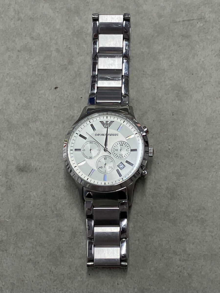 腕時計　EMPORIO ARMANI シルバー 社長私物大放出③ 60サイズ