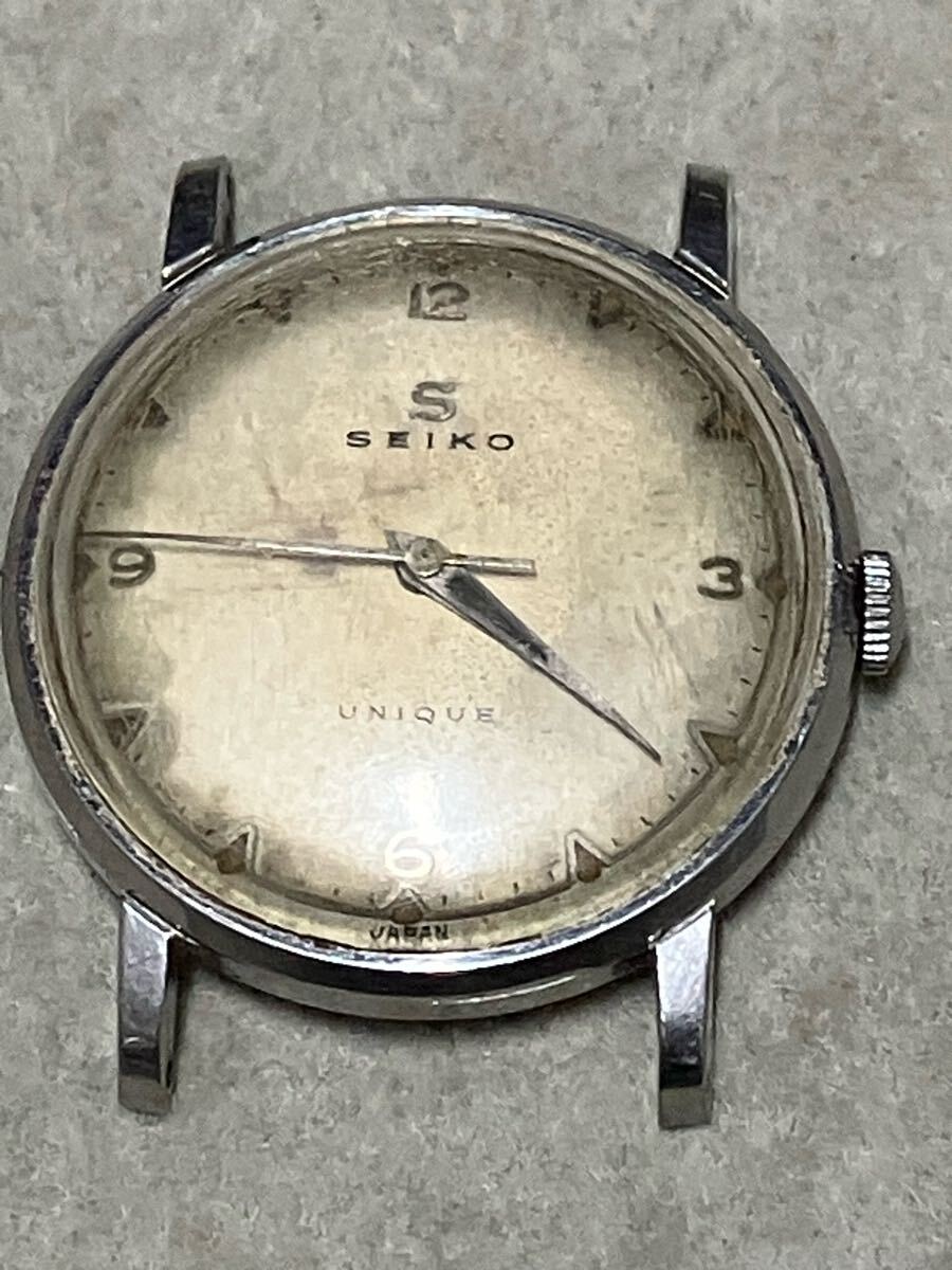腕時計 SEIKO セイコー UNIQE 手巻きA 稼働品 ベルト無し　社長私物大放出⑤ 60サイズ