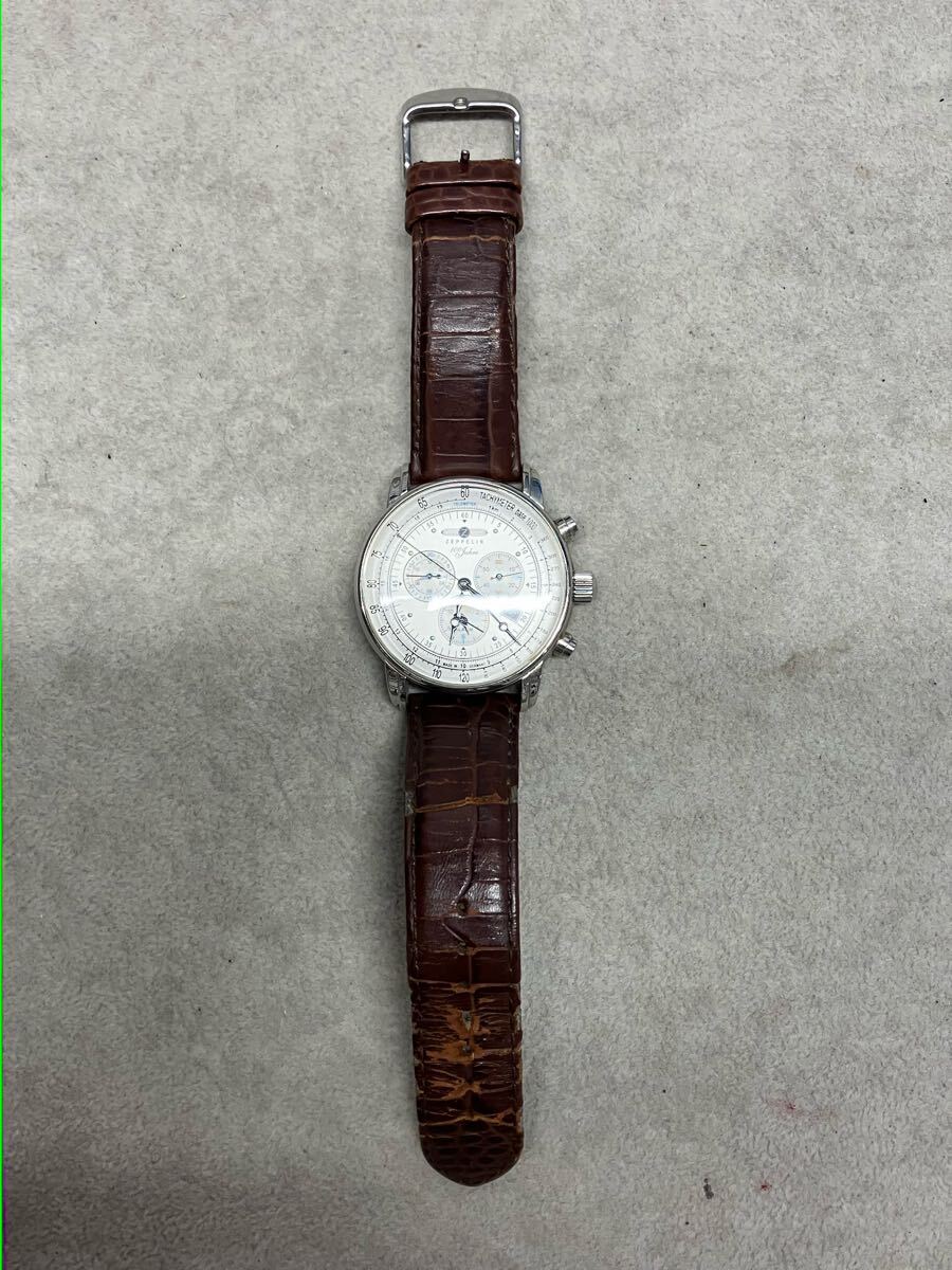 ZEPPELIN ツェッペリン　ドイツ製　腕時計　クロノグラフ　稼働品　60サイズ