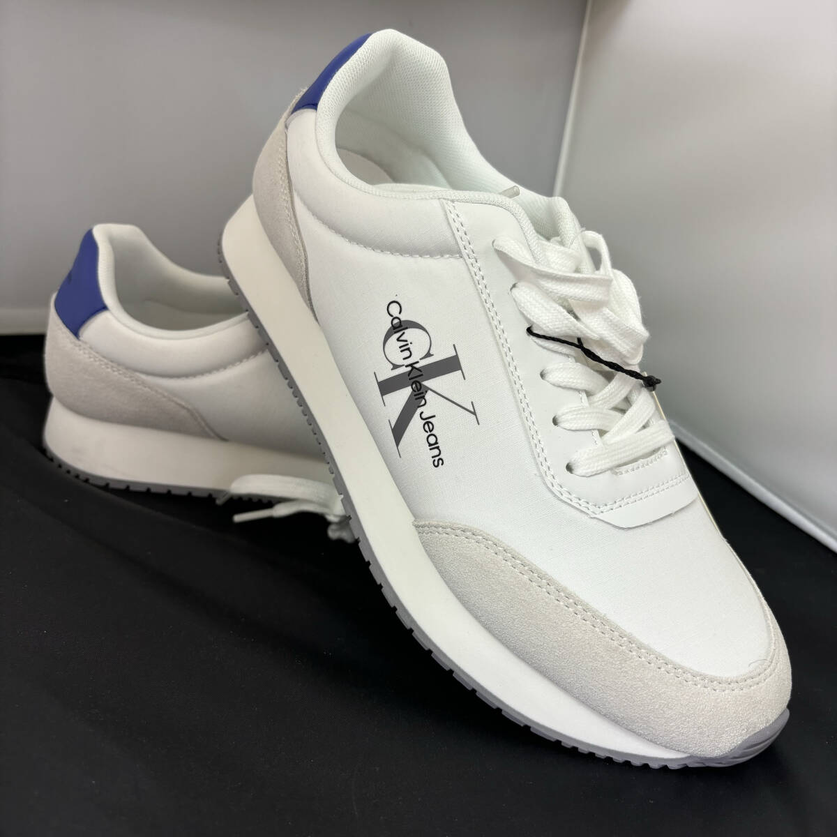 【新品未使用】Calvin Klein Jeans Retro Runner スニーカー　41　26㎝　メンズ　JUB-159