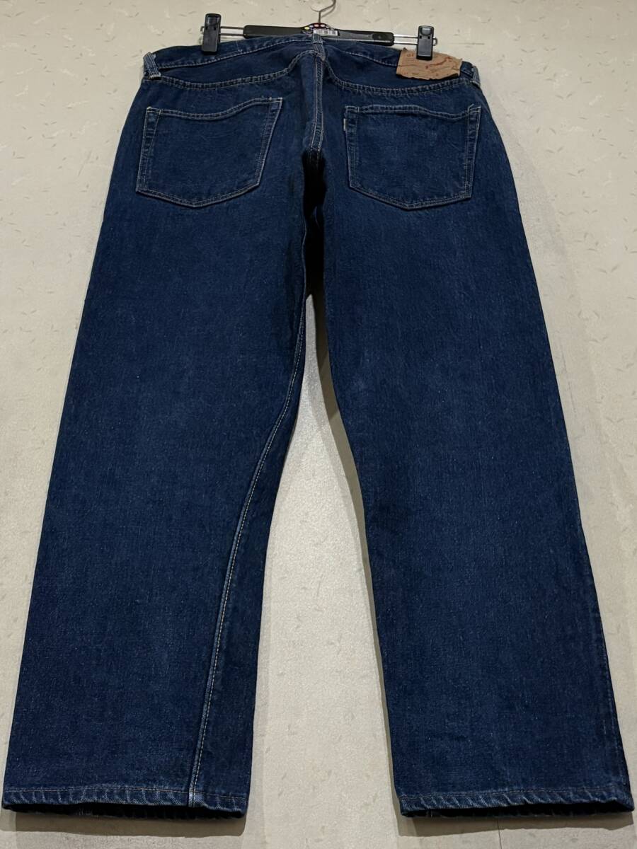 ※orSlow オアスロウ LOT 107 ジップフライ セルビッチ デニム パンツ インディゴ 日本製 JPN XL（4） 　 BJBE.D