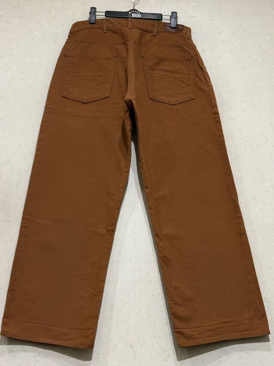 ※TROPHY CLOTHING トロフィークロージング ダック キャンパス ワーク パンツ ブラウン 34 　　　 BJBD.AA