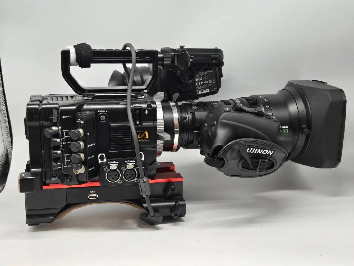 Θ希少品【SONY ソニー PMW-F55 CineAlta 4Kカメラ ソリッドステート メモリーカムコーダー フジノン シネマレンズ 19-90mm T2.9 】HM1975