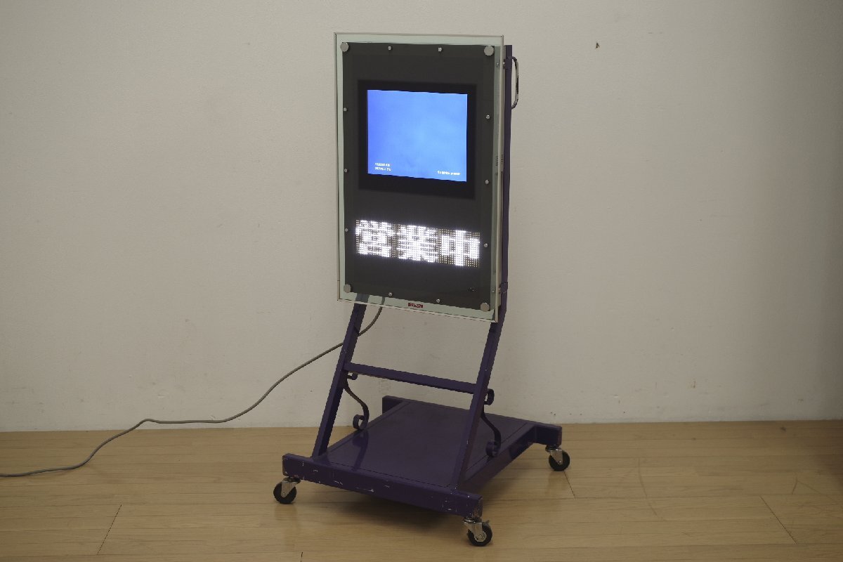 TOWA 東和 デジタルサイネージ DS-WL415S 電光看板 片面仕様 電飾 中古 リモコン付 点灯確認済み 店舗 飲食 業務用