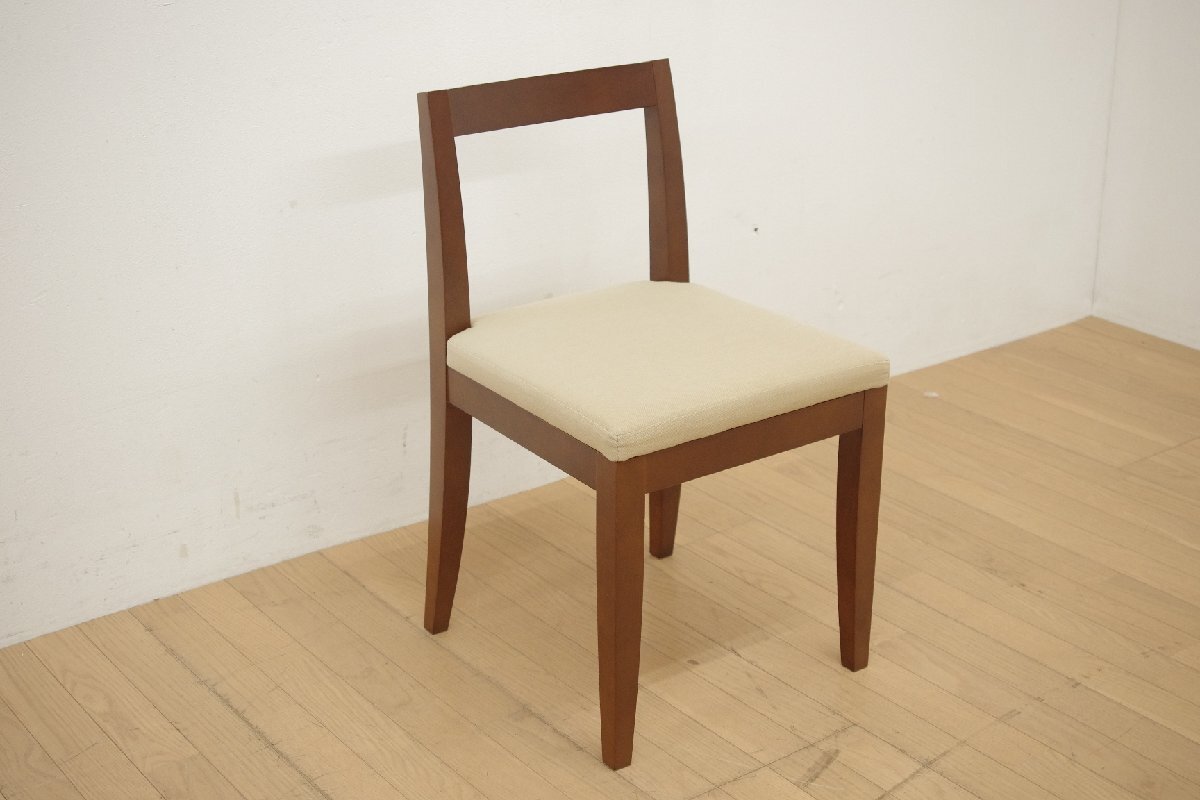 モデルルーム展示品 イデー IDEE ダイニングチェア ファブリック アイボリー 椅子 イス チェア シンプル ナチュラル 食卓椅子 リビング