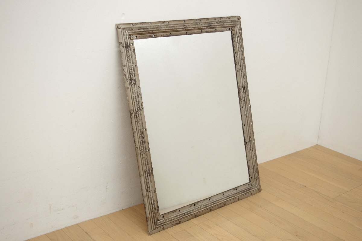 モデルルーム展示品 ダルトン DULTON ウォールミラー 鏡 Lサイズ 壁掛けミラー 壁掛け鏡 ヴィンテージ風 洗面所 玄関 リビング 店舗什器