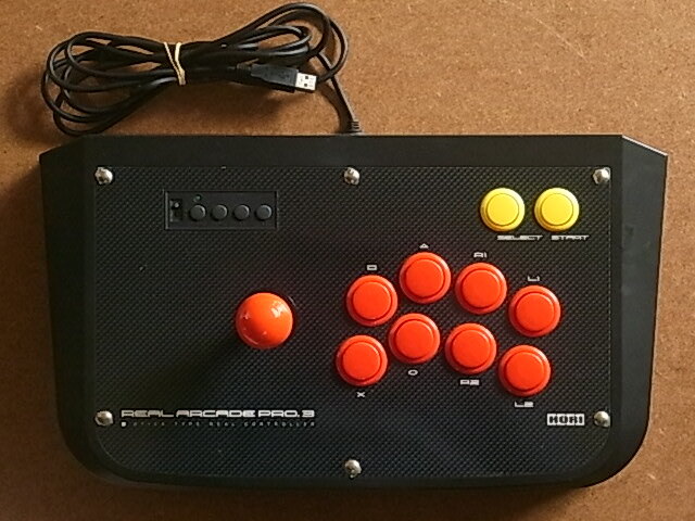 HORI REAL ARCADE Pro.3 リアルアーケード コントローラー 三和製スティックレバー PC使用可　送料630円～ 中古