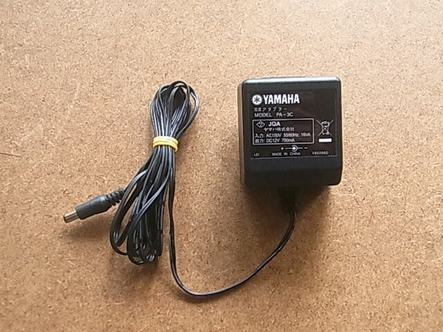 純正 yamaha ヤマハ ACアダプター　PA-3C 送料410円 中古良品2