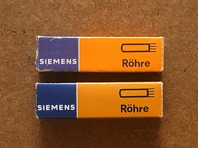 金足　SIEMENS E88CC(6DJ8/6922) 真空管 2本セット　送料410円　中古良品