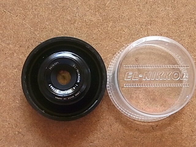 NIKON EL-KIKKOR 1:4 F=50mm 引き伸ばしレンズ　送料410円　ほぼ未使用