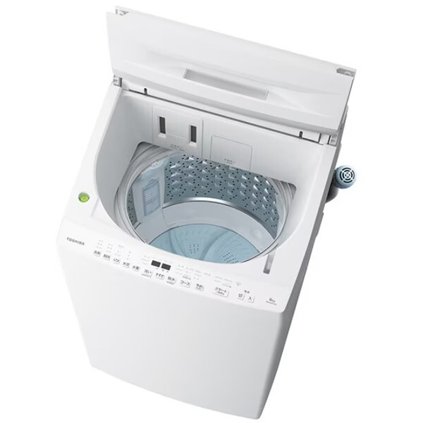 新品☆東芝 8.0kgインバーター全自動洗濯機 ZABOON グランホワイト　送料無料8