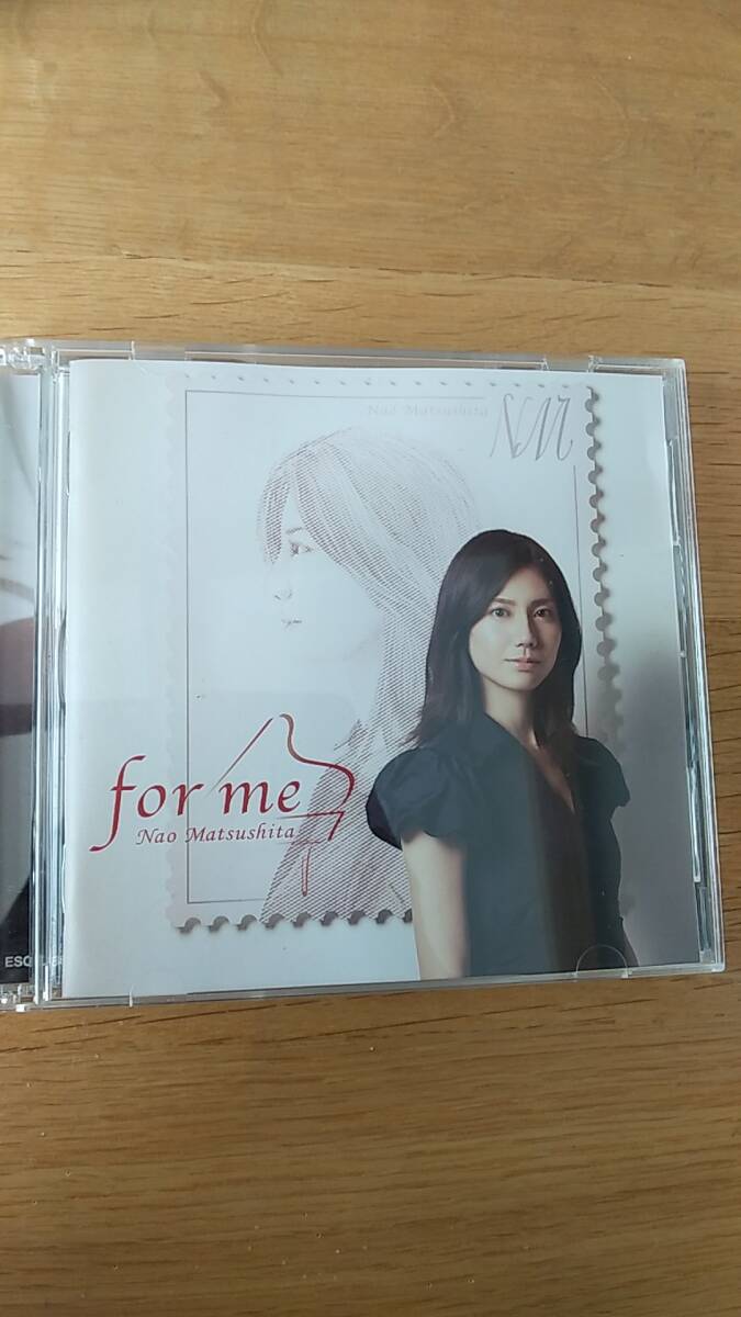 CD＋DVD 松下奈緒　for me 中古品　