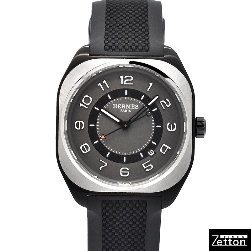 エルメス HERMES H08 SP1.741a 39mm チタン/DLCコーティング USED 中古