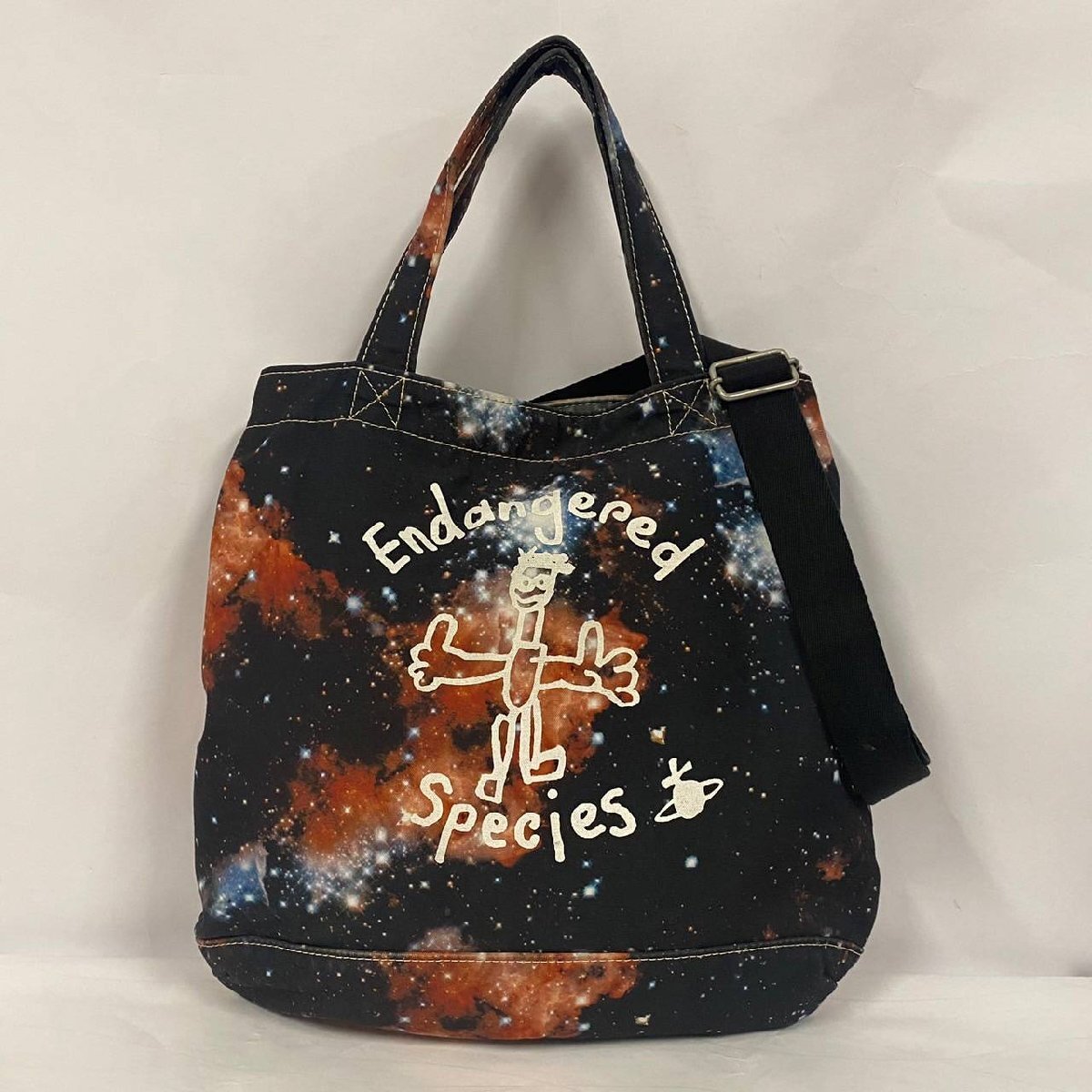 Viviennne Westwood ヴィヴィアンウエストウッド 2Wayバッグ Endagered Species ブランド キャンバス ギャラクシー ショルダーバッグ