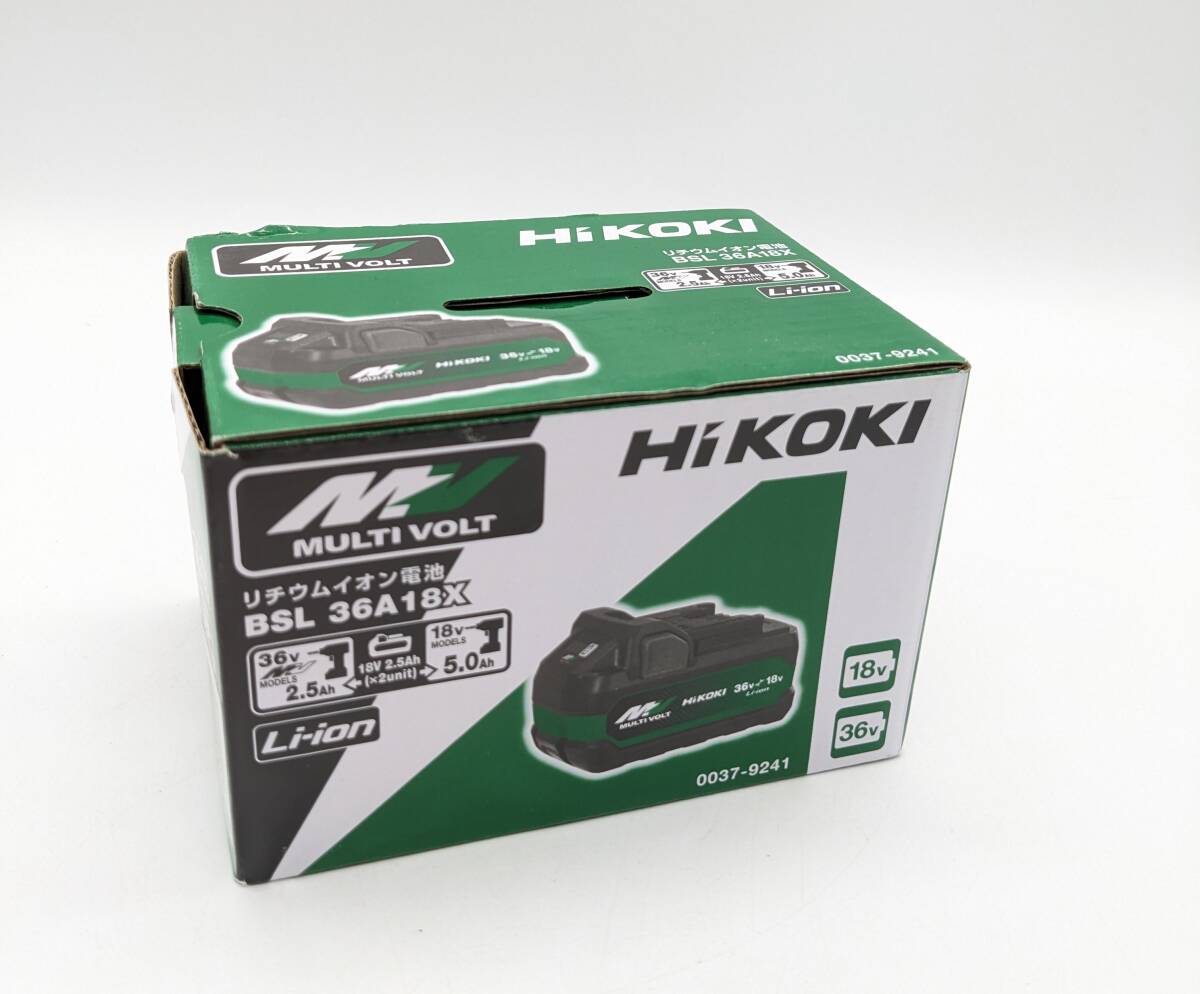 ■【未使用】HiKOKI ハイコーキ BSL 36A18X リチウムイオン電池 純正バッテリー 36V/18V 2.5Ah/5.0Ah