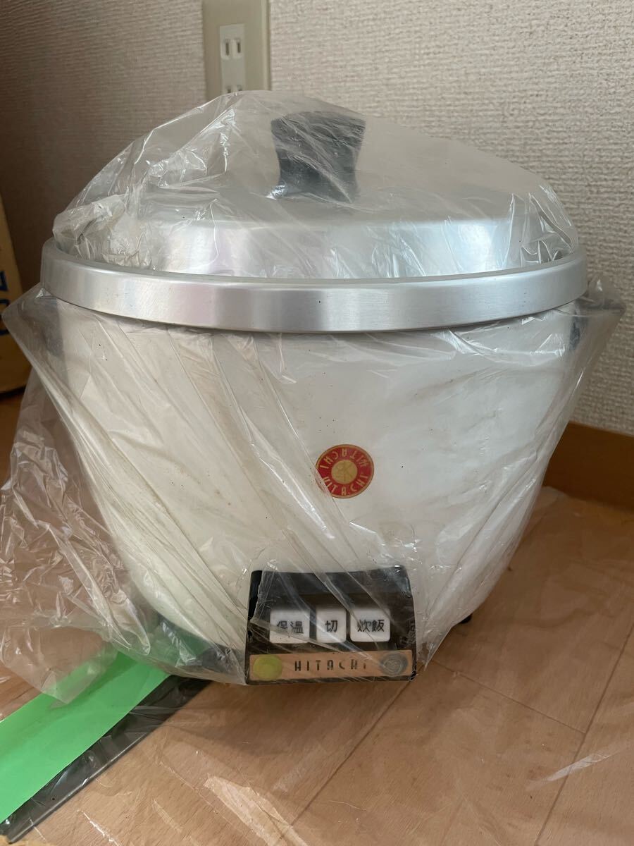 厨房機器 昭和レトロ 電気釜 日立【未使用】希少 RD-640 保温式 炊飯器 動作確認済