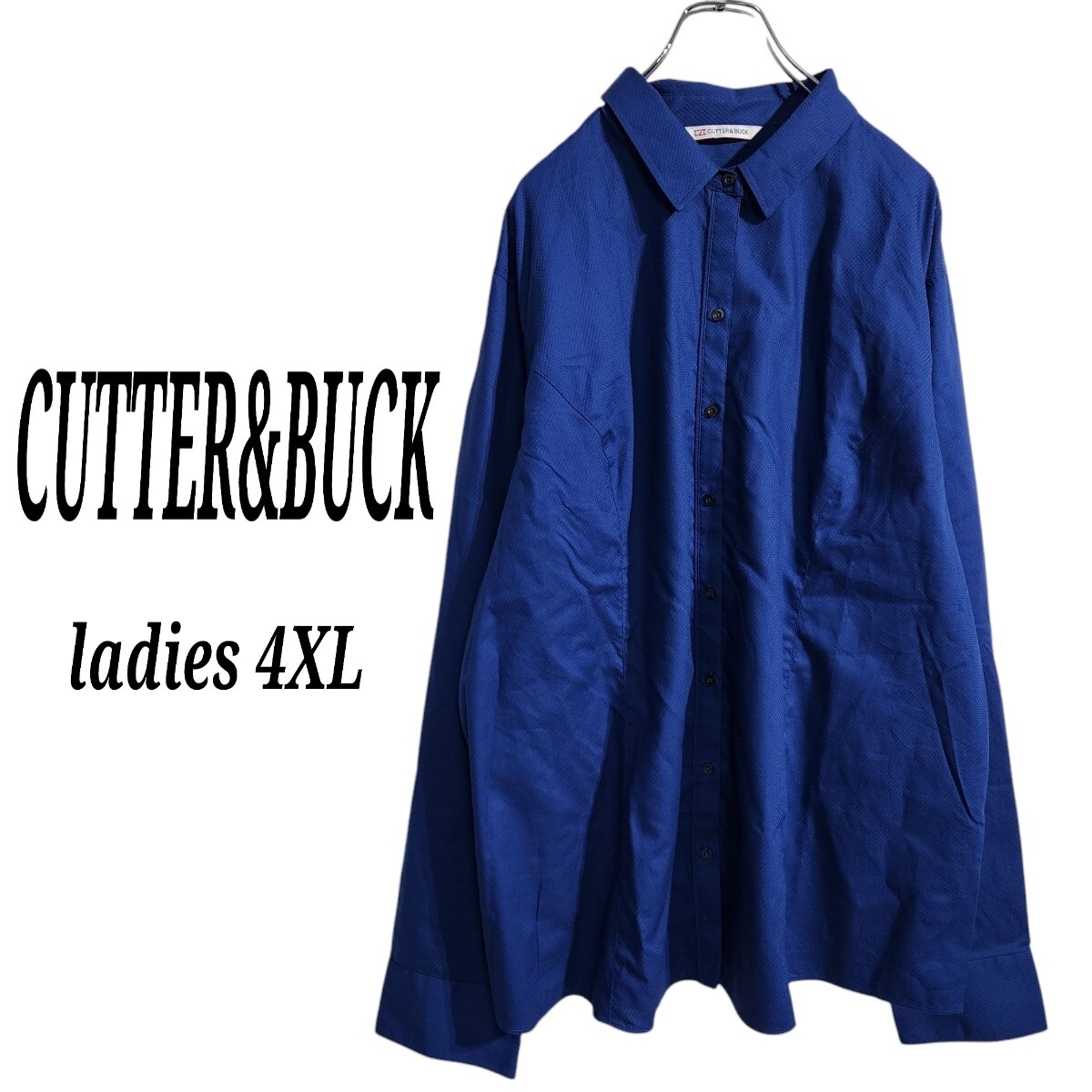 CUTTER&BACK カッターアンドバック 長袖シャツ ボタンシャツ ワークシャツ レディース 4XL 大きめサイズ オーバーサイズ 90s